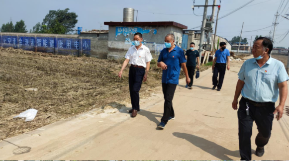 驻安阳市应急管理局纪检监察组赴安阳县永和镇关村灾.