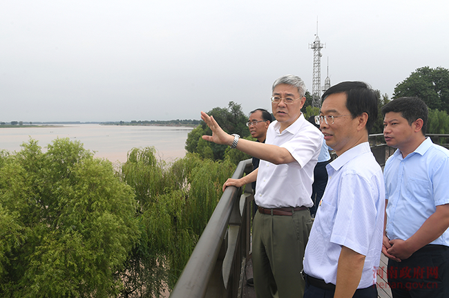 尹弘到开封市调研郑开同城和黄河防汛工作