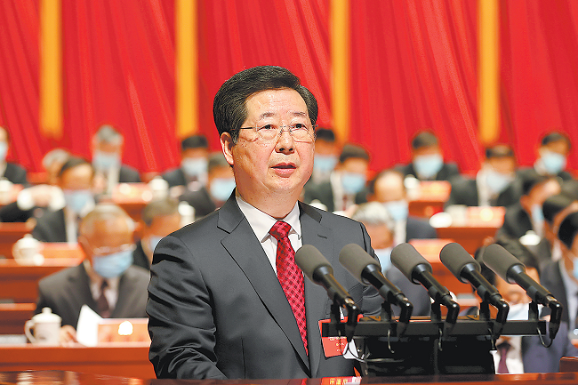 楼阳生代表中国共产党jdb电子
省第十届委员会作