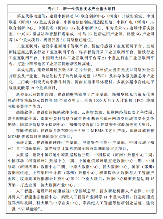 河南省人民政府關于印發河南省“十四五”戰略性新興產業和未來產業發展規劃的通知