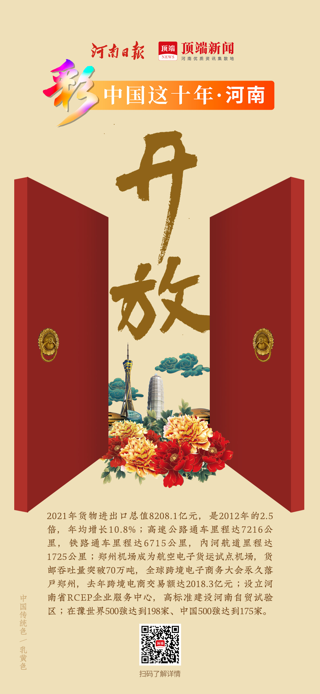 绝美中国传统色展现河南出彩路