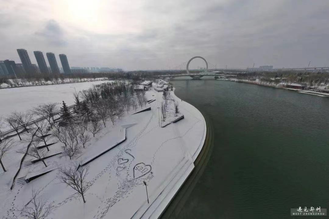 大地披银装，沉浸式体验郑州雪景