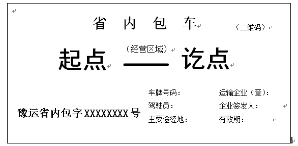 关于做好包车客运标志牌和临时班车客运标志牌管理工作的通知