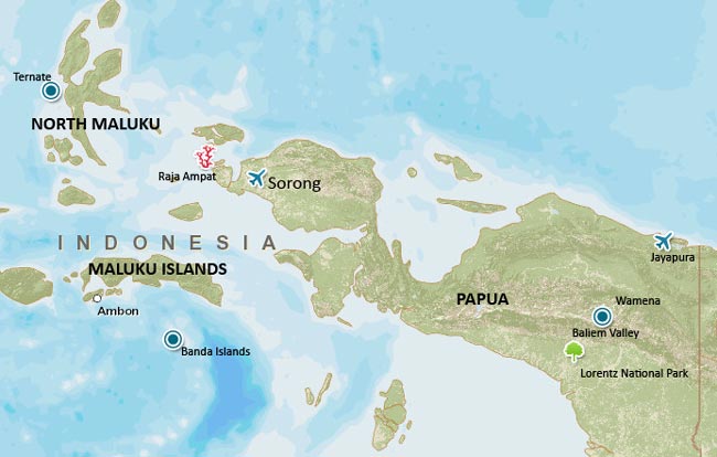 moluccas map