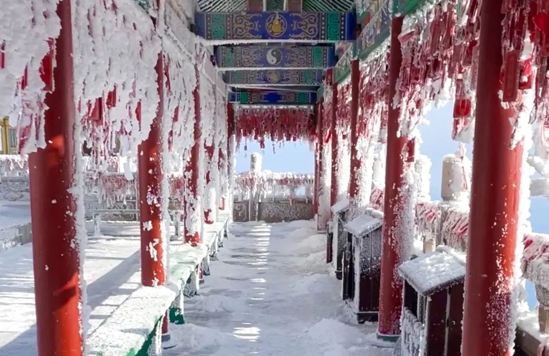 老君山：雪一落就美成了诗
