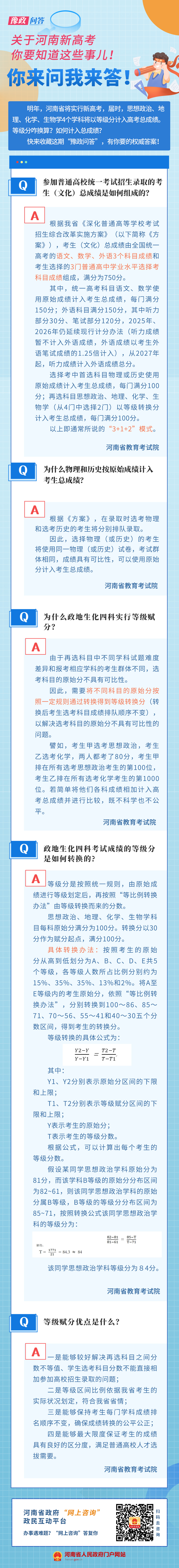 豫政问答丨@高考考生 关于河南新高考 你要知道这些事儿！