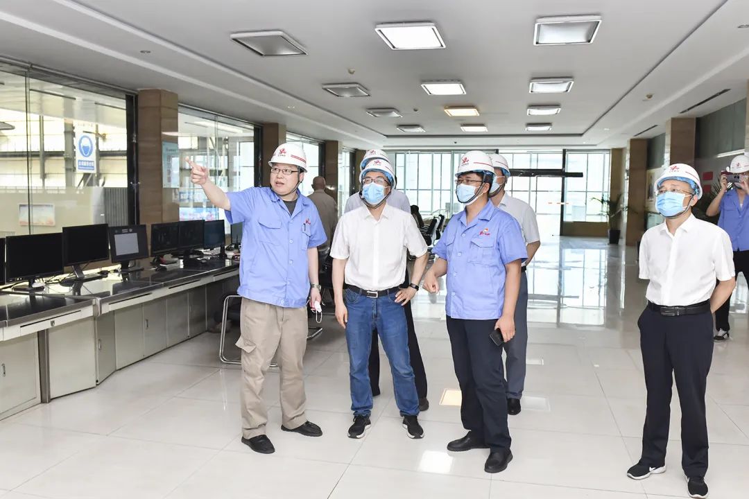 大唐电厂客人到安钢走访