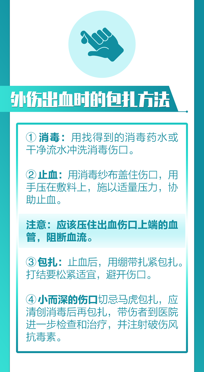 日常生活中意外伤害的应急处置