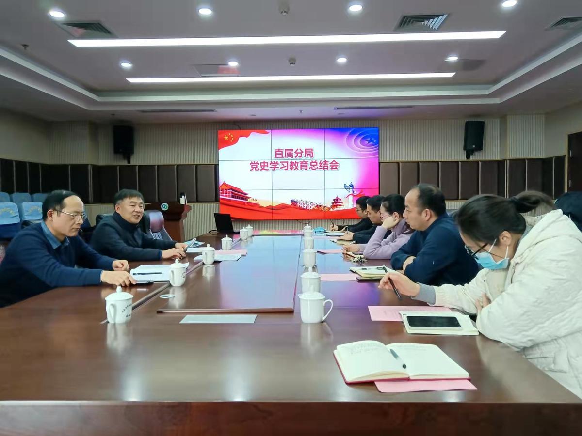 直属分局召开党史学习教育总结会
