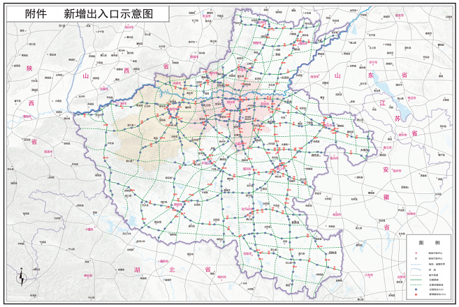 河南将新增高速线路35条 新增出入口154个