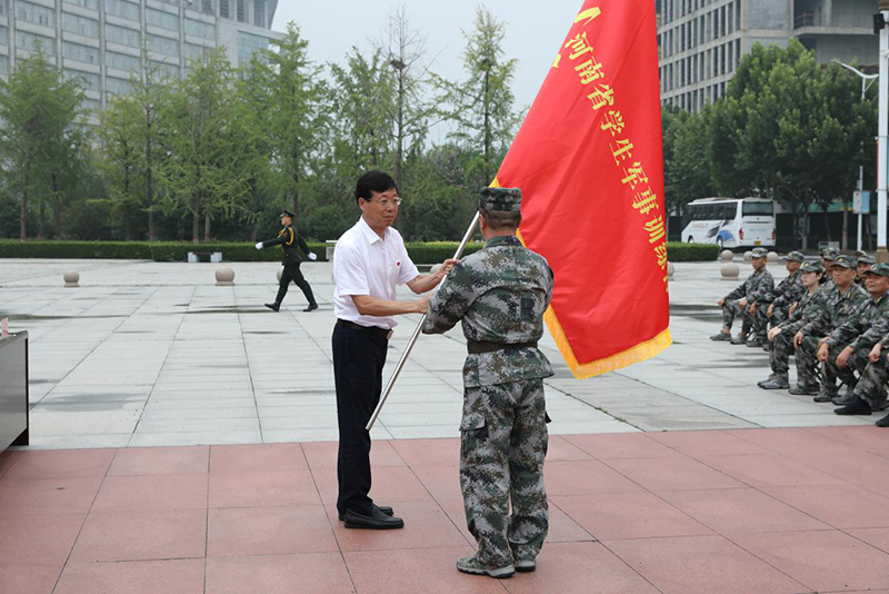 河南省第二屆學生軍事訓練營順利開營