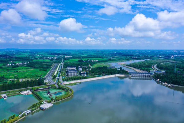 【行走河南·读懂中国】光山：龙山湖国家湿地公园美景如画