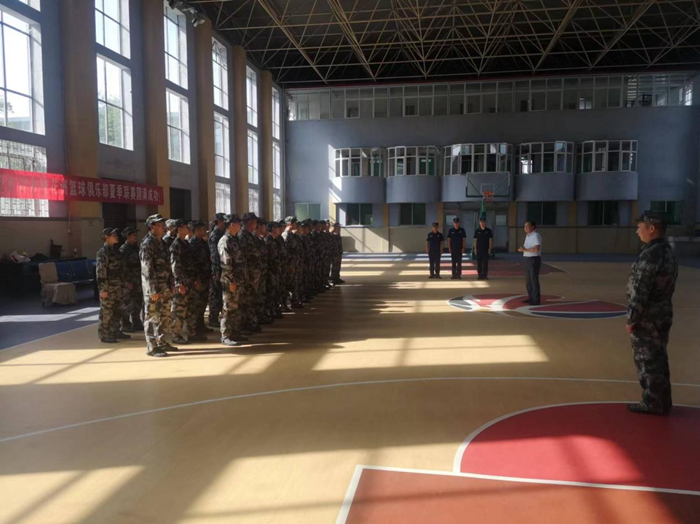 邓州市综合应急救援大队开展夏季军训