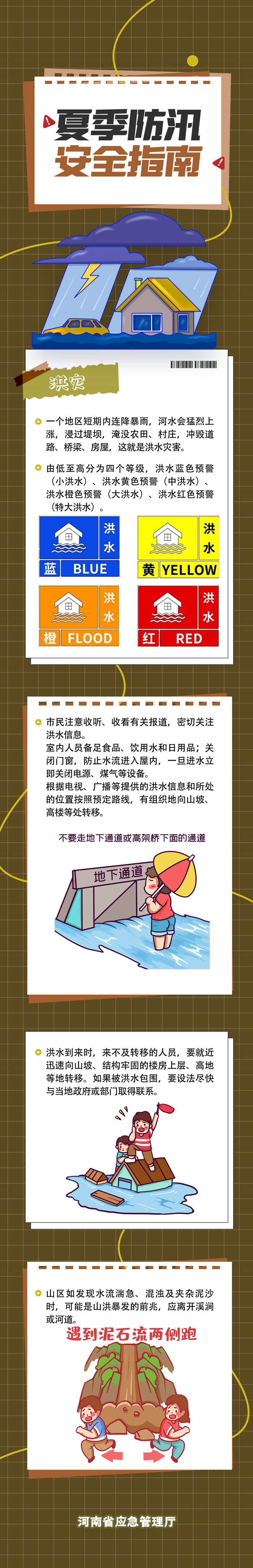 汛期安全指南③丨如果发生洪水，怎样安全避险？