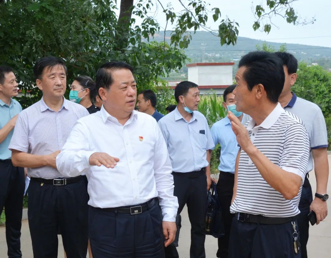 王仲田到登封市调研灾后恢复重建工作