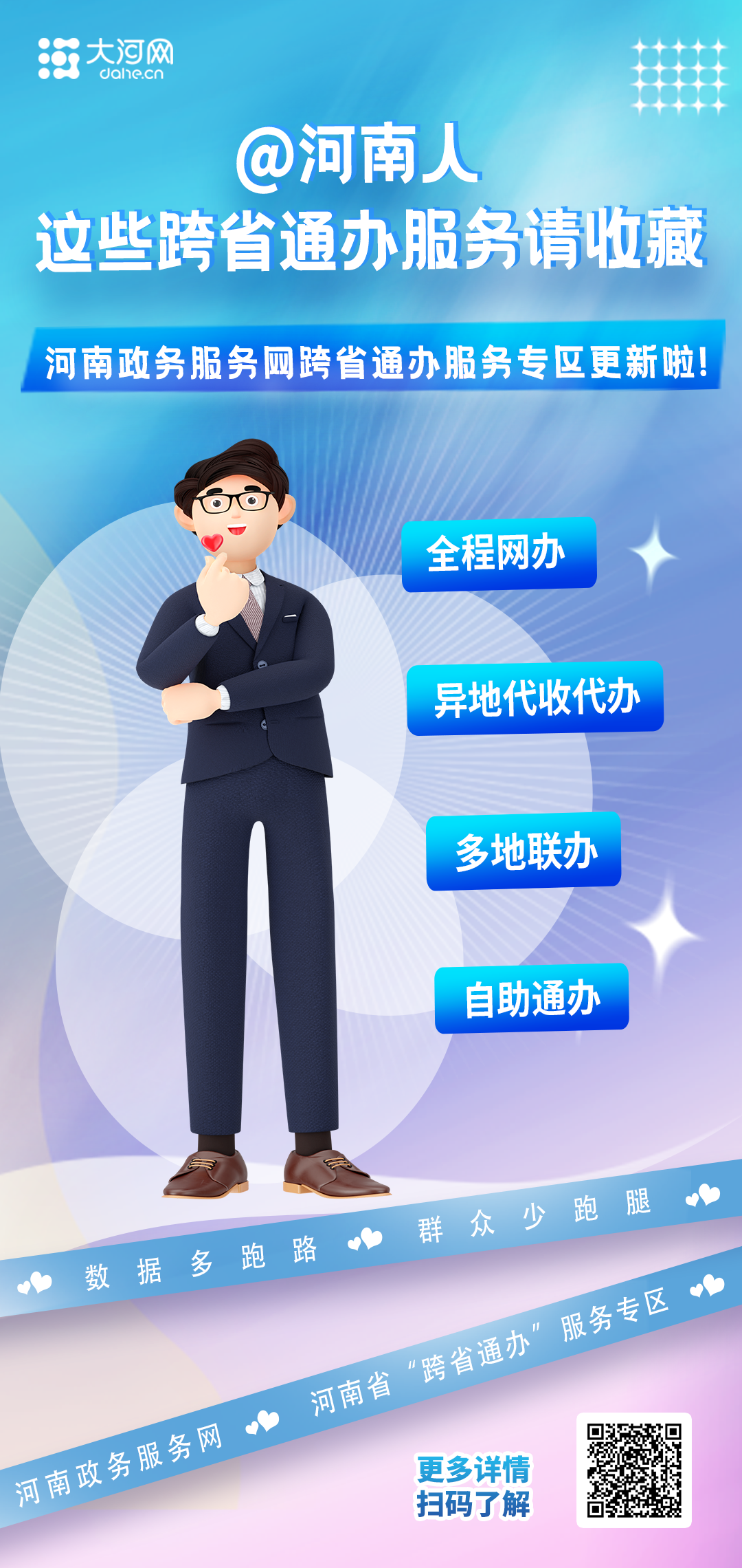 海报丨@河南人 这些“跨省通办”服务请收藏