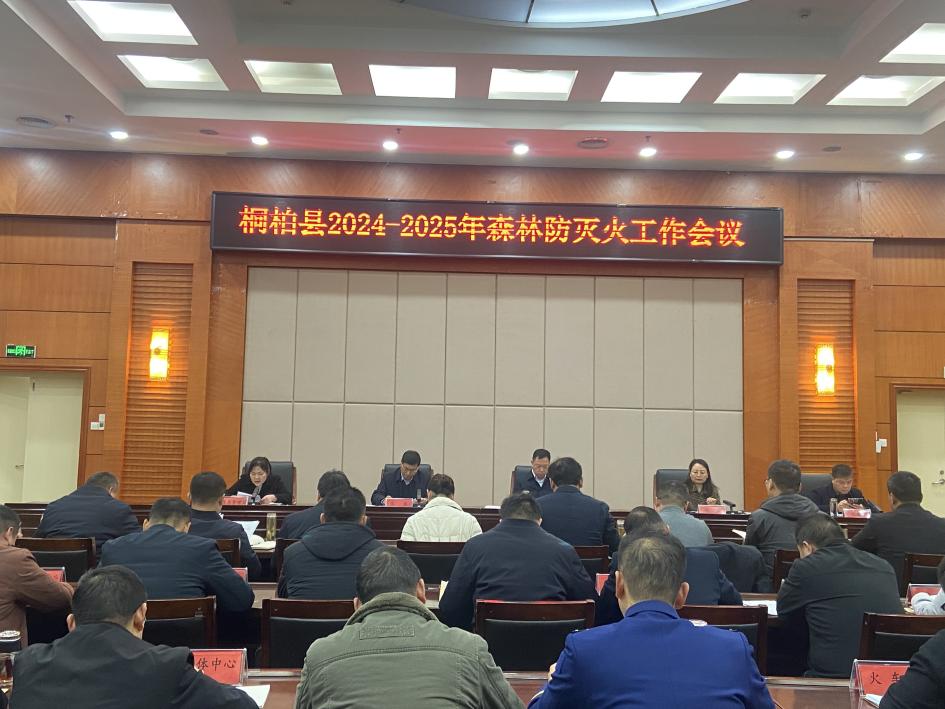 桐柏县召开2024-2025年度森林防灭火工作会