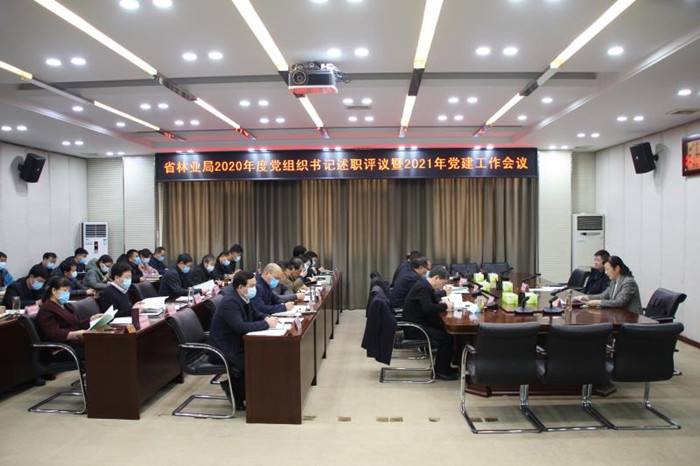图/文：省局召开2020年度党组织书记述职评议暨2021年党建工作会议