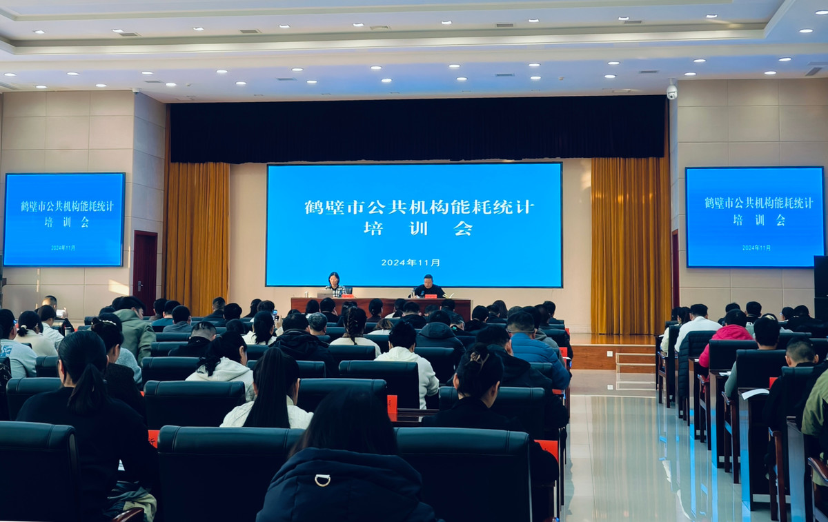 鹤壁市组织召开公共机构能耗统计培训会