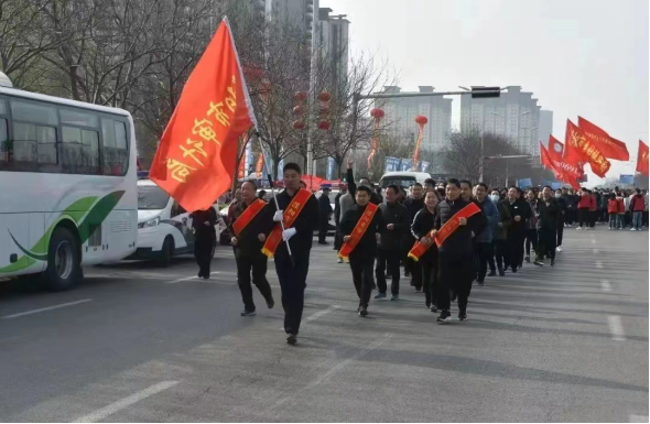 迎春健跑促健康 踔厉奋发向未来 濮阳市审计局参加濮阳市第五届迎春健跑活动