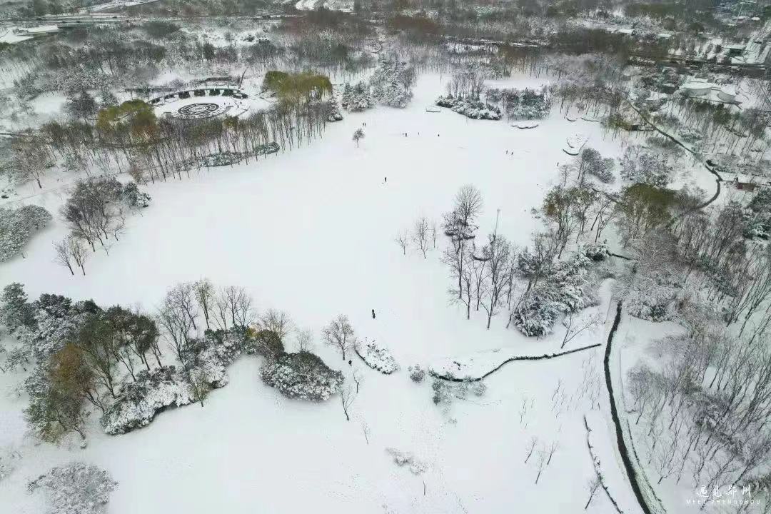 大地披银装，沉浸式体验郑州雪景