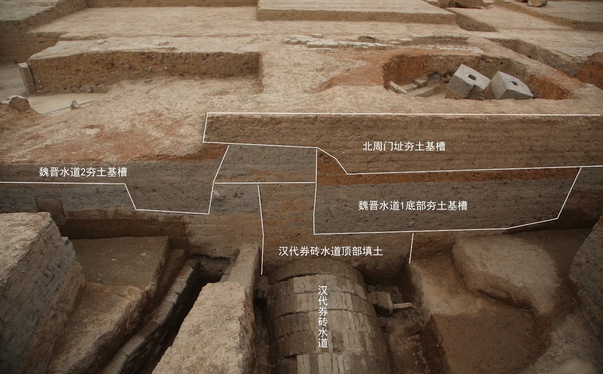 2022河南考古新发现丨汉魏洛阳城首次发现大型魏晋时期水道遗迹