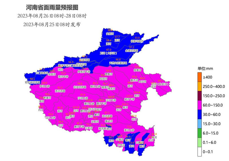 本周末黄河以南暴雨大暴雨来袭注意防范