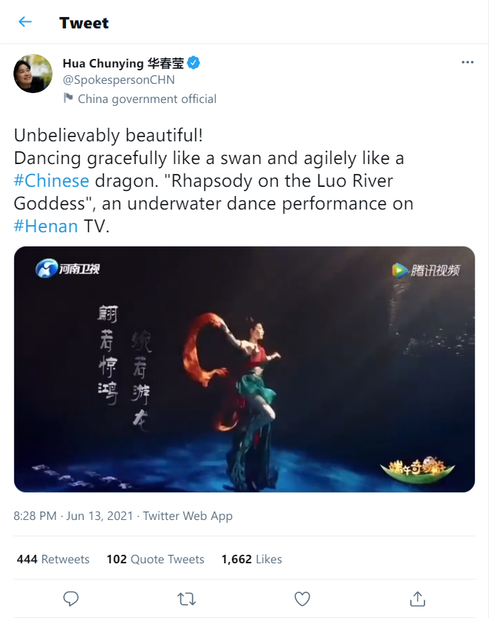 【行走河南·读懂中国】外交部发言人赵立坚盛赞洛阳牡丹