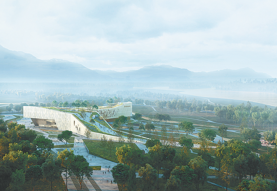 【行走河南·读懂中国】 br>黄河国家博物馆8月底有望整体建成