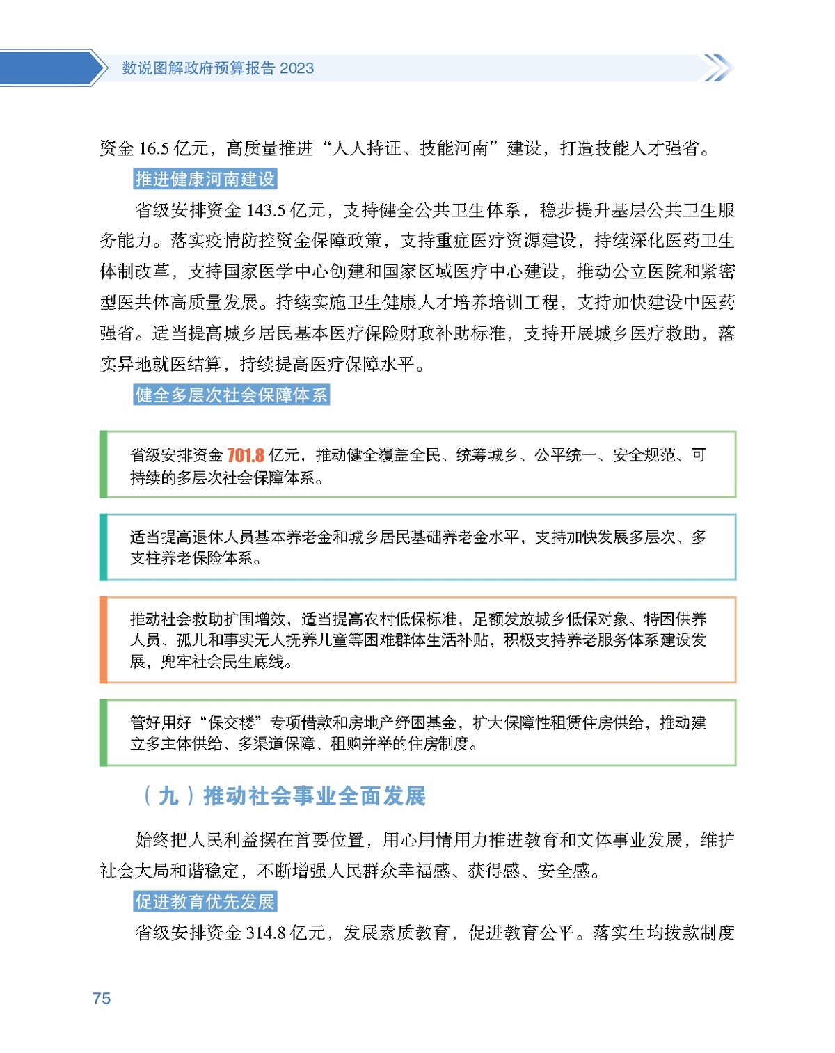 数说图解政府预算报告2023