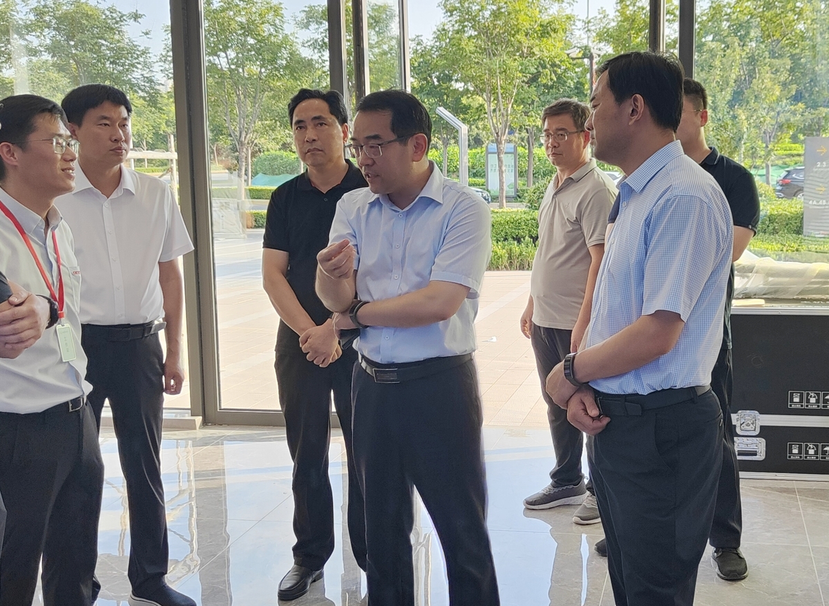 孫巍峰到平原示范區(qū)調(diào)研中原農(nóng)谷建設(shè)情況