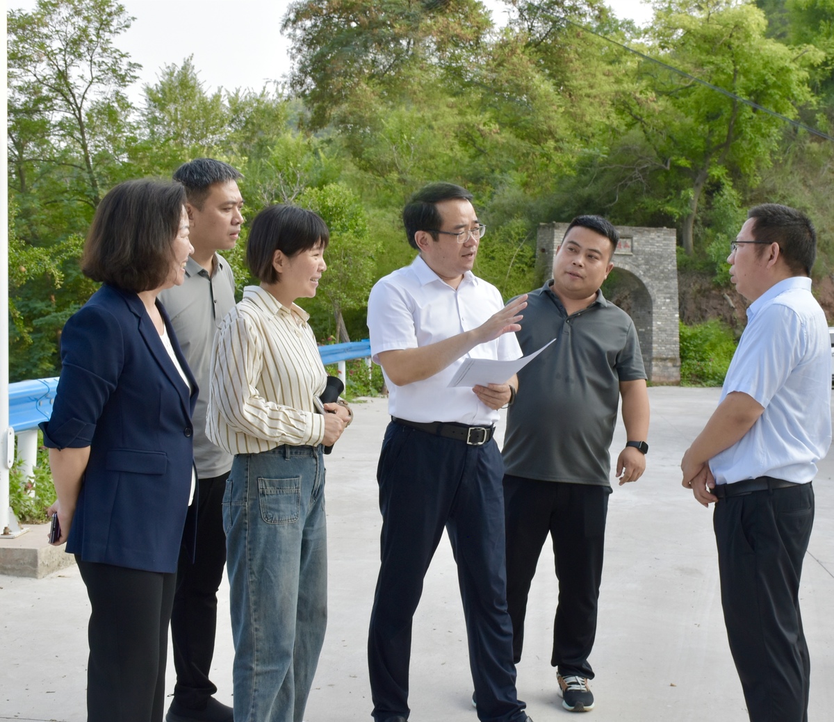 孫巍峰到濟(jì)源示范區(qū)調(diào)研和美鄉(xiāng)村建設(shè)工作