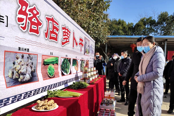 进了潢川城 稀饭一大盆！潢川县付店镇召开首届萝卜干展销会