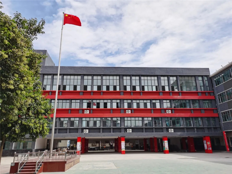 我省中小学校园春景