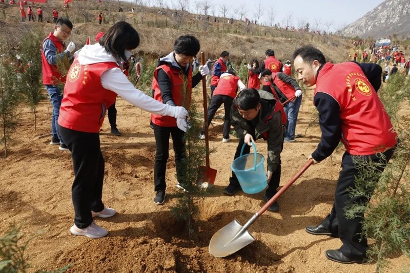 省药监局组织开展春季义务植树活动