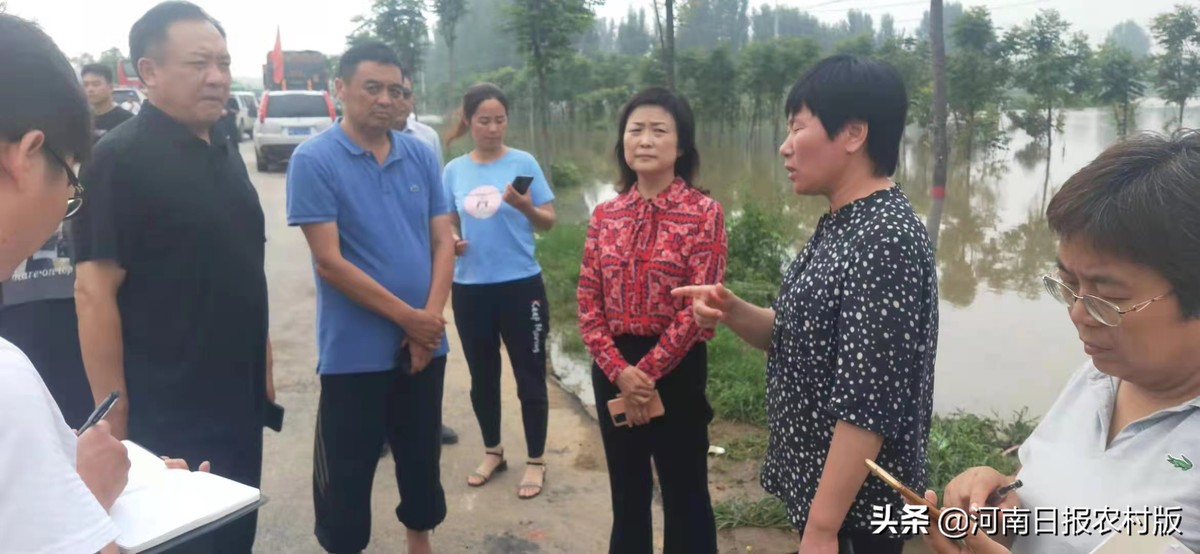河南省农业农村厅第九指导组到开封开展农业生产救灾指导