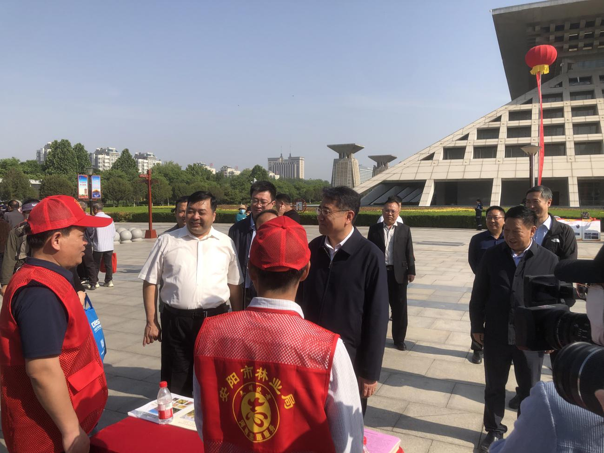 安阳市林业局开展防灾减灾宣传活动