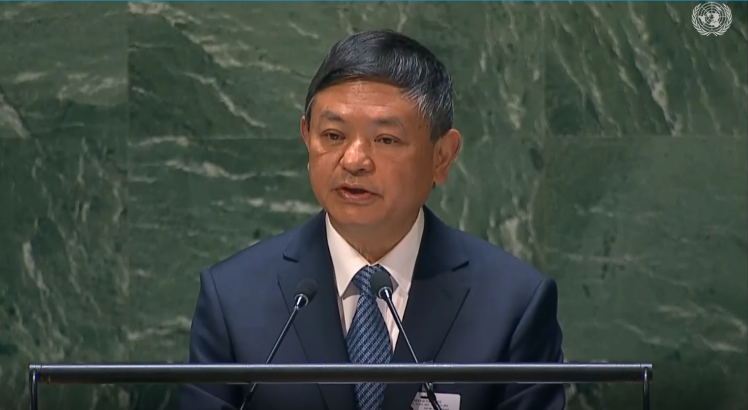 生态环境部部长黄润秋出席2022年联合国可持续发展高级别政治论坛部长级会议开幕式
