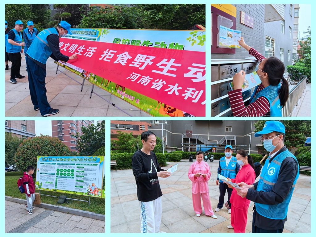 河南省水利厅开展“倡导文明生活,拒食野生动物” 宣传活动 河南省水利厅开展“倡导文明生活,拒食野生动物” 宣传活动