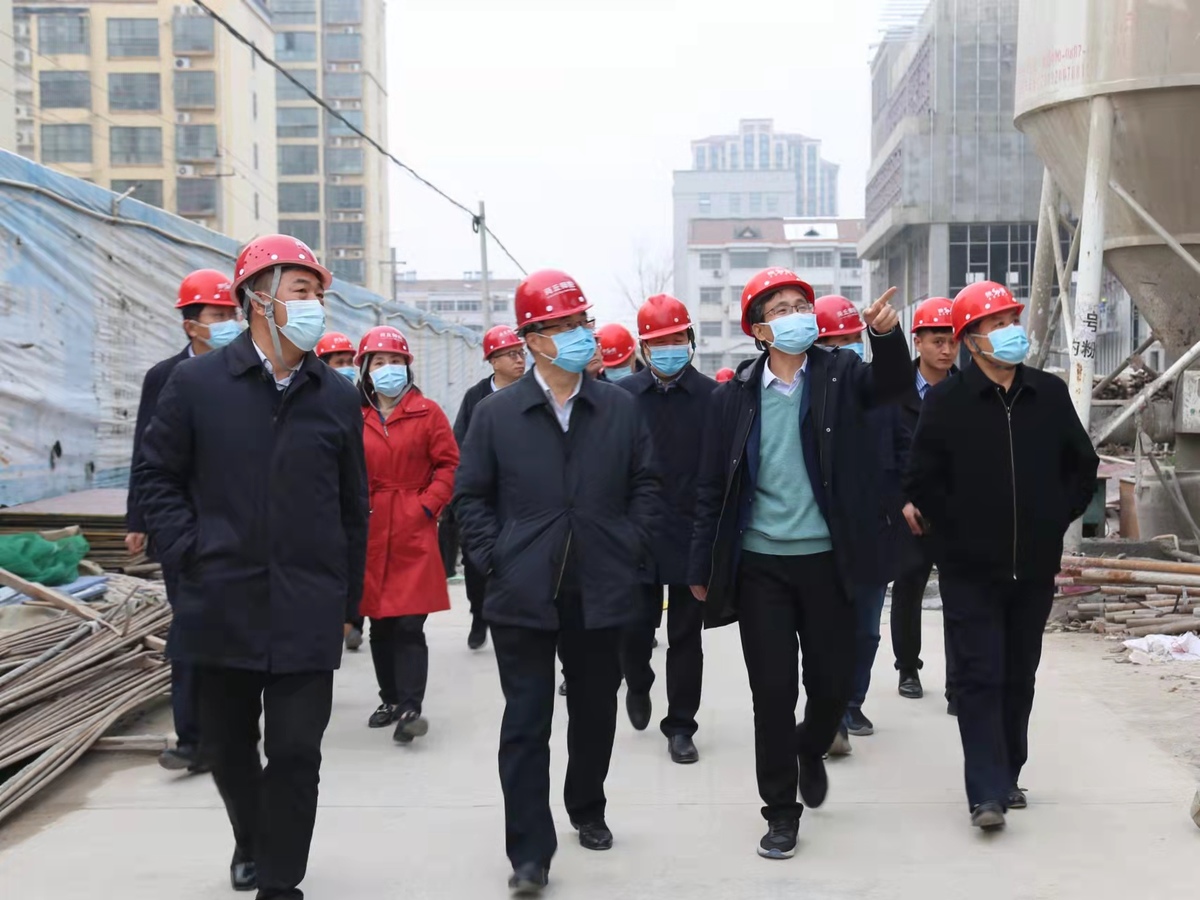省发展改革委一级巡视员郭玮赴商丘调研社会领域项目建设