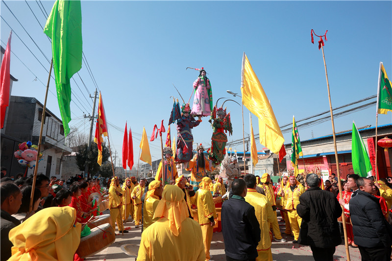 新乡五柳集村“抬阁”：从明代火到现在