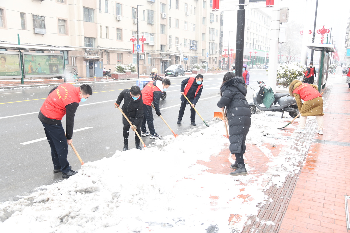  省文化和旅游厅组织开展除冰雪志愿服务活动