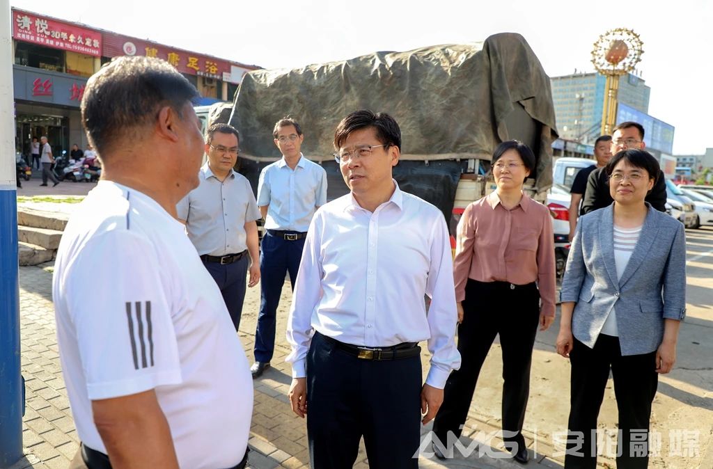 安阳市委书记袁家健在调研督导国家卫生城市复审工作时强调