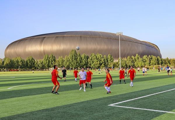 焦作体育场馆限流开放 群众锻炼热情高涨_市县动态_河南省体育局