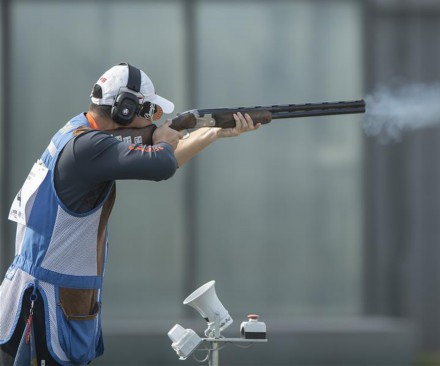 国家飞碟队第三场奥运选拔赛收枪 河南杜宇男子多向摘金