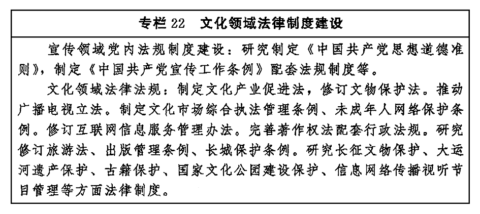 《“十四五”文化发展规划》 印发