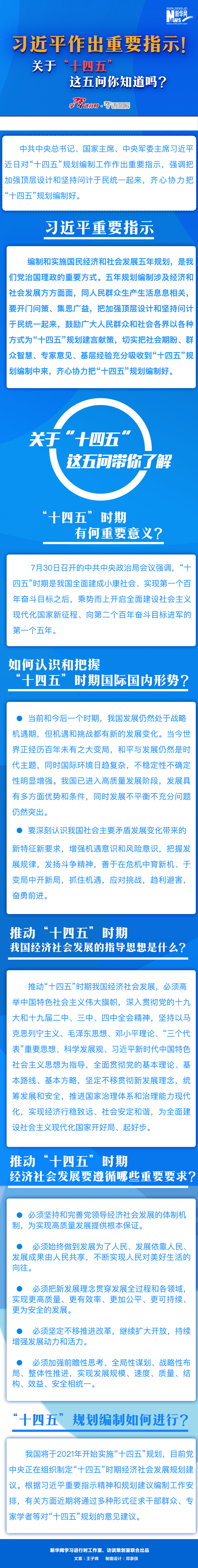 习近平作出重要指示！关于“十四五”这五问你知道吗？