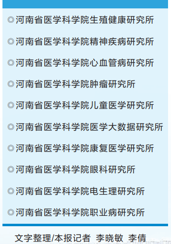 首批10个研究所入驻省医学科学院