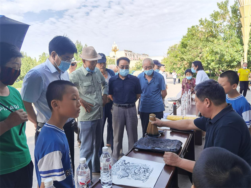 河南省文化和旅游厅举办“喜迎二十大 豫哈情文化行”非遗交流活动