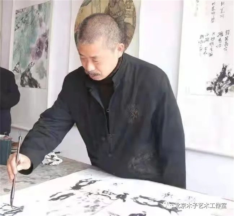 请欣赏著名画家李新国牡丹国画挂历
